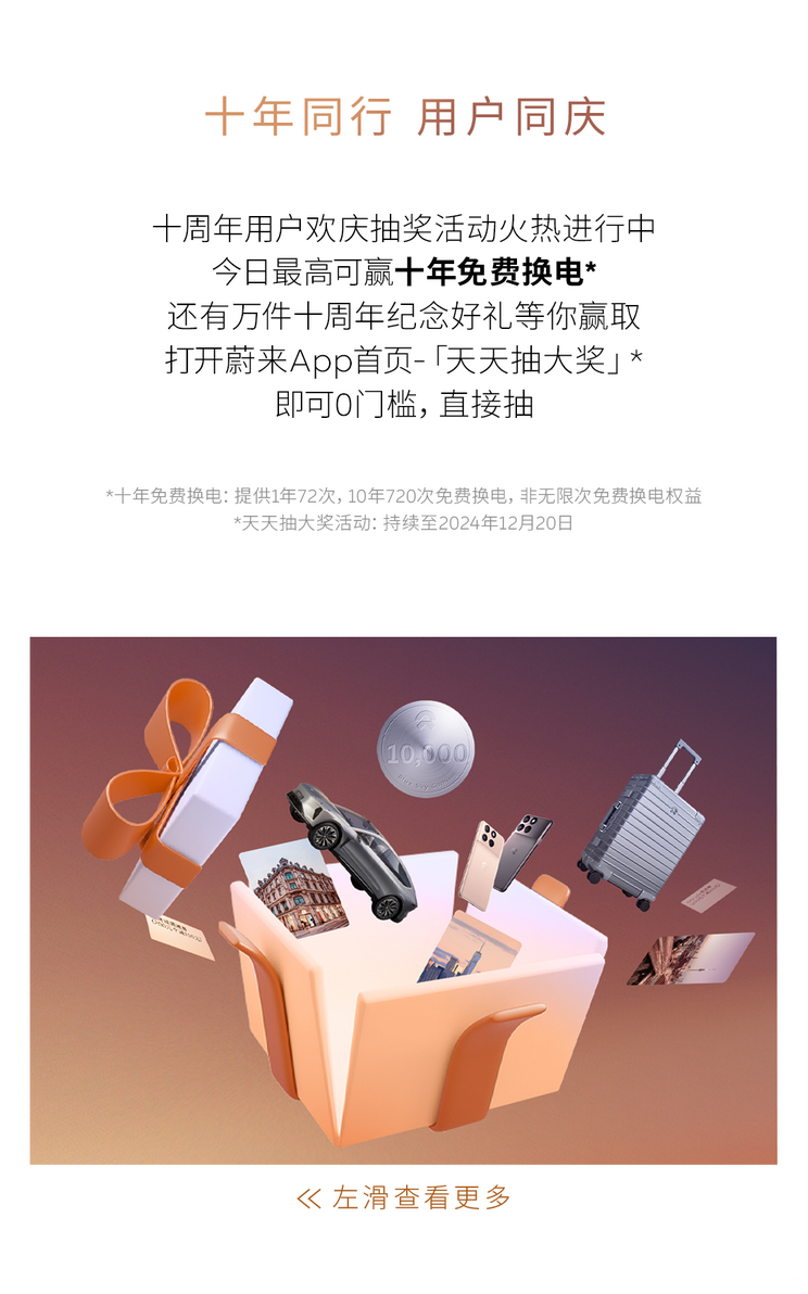 蔚来ES8十周年纪念套装官图发布 价值4800元 还有多重好礼及周边